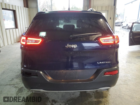 2015 Jeep Cherokee Limited with VIN 1C4PJLDSXFW711302, listed as a Copart auction lot 51950425 with 51,623 mi miles and Salvage Title. Bid and sale history available at DreamBid. Image 6.