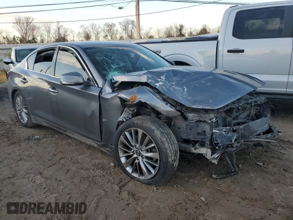 2019 Infiniti Q50 3.0t Signature Edition with VIN JN1EV7AP0KM515302, listed as a Copart auction lot 88925315 with 94,950 mi miles and Salvage Title. Bid and sale history available at carsss.com. Image 4.