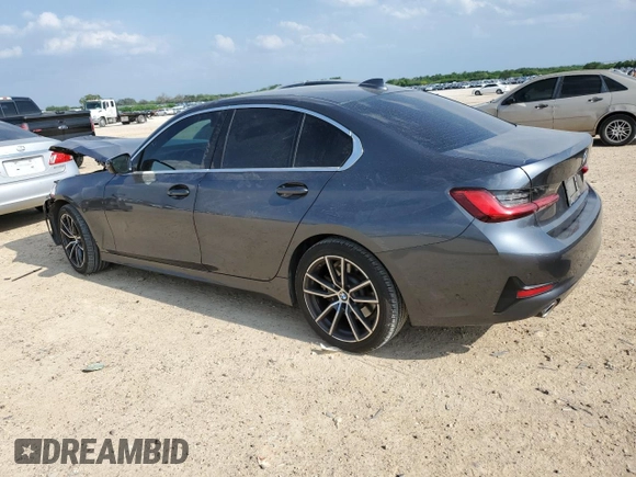 2020 BMW 3 Series 330i z VIN 3MW5R1J05L8B41251, wystawiony jako Copart lot #55253715 z przebiegiem 77 510 mil mil oraz Szkoda całkowita • Salvage title. Historia ofert i sprzedaży dostępna na DreamBid. Obrazek 2.