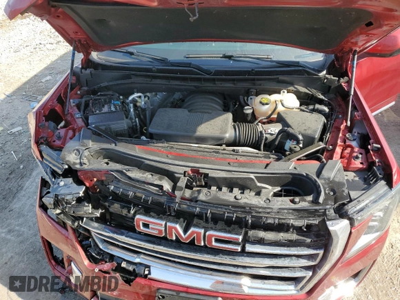 2023 GMC Yukon XL SLT with VIN 1GKS2GKD4PR184445, listed as a Copart auction lot 54438375 with 52,288 mi miles and Salvage Title. Bid and sale history available at carsss.com. Image 12.