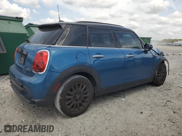 2023 MINI Hardtop 4 Door Cooper Classic with VIN WMW33DK08P2S81940, listed as a Copart auction lot 54293535 with 43,516 mi miles and Salvage Title. Bid and sale history available at DreamBid. Image 3.