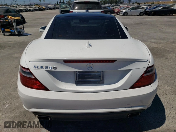 2014 Mercedes-Benz SLK-Class SLK 250 with VIN WDDPK4HA5EF088714, listed as a Copart auction lot 68346104 with 65,830 mi miles and Salvage Title. Bid and sale history available at carsss.com. Image 6.