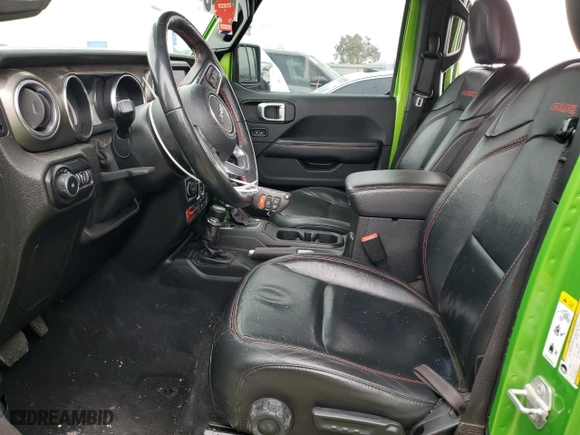 2019 Jeep Wrangler Unlimited Rubicon with VIN 1C4HJXFGXKW580970, listed as a Copart auction lot 49246135 with 97,613 mi miles and Salvage Title. Bid and sale history available at carsss.com. Image 7.