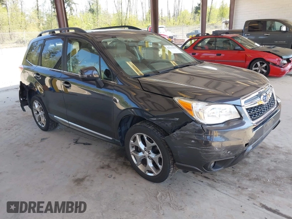 2016 Subaru Forester Touring with VIN JF2SJAXC0GH564305, listed as a IAAI auction lot 42111356 with 75,529 mi miles and . Bid and sale history available at DreamBid. Image 1.
