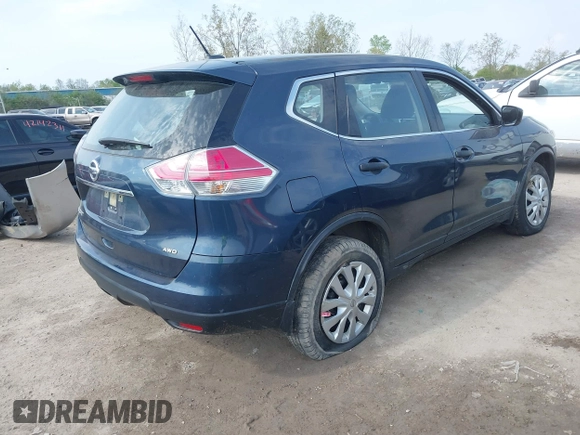 2016 Nissan Rogue S with VIN JN8AT2MV4GW149536, listed as a IAAI auction lot 42145872 with 102,388 mi miles. Bid and sale history available at carsss.com. Image 4.