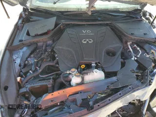 2024 Infiniti Q50 Red Sport 400 with VIN JN1FV7DP7RM660055, listed as a Copart auction lot 49555715 with 8,431 mi miles and Non repairable. Bid and sale history available at DreamBid. Image 13.