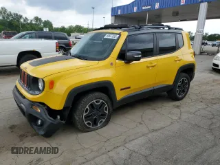 2017 Jeep Renegade Trailhawk z VIN ZACCJBCB8HPE96285, wystawiony jako Copart lot #59557855 z przebiegiem 170 837 mil mil oraz Szkoda całkowita • Salvage title. Historia ofert i sprzedaży dostępna na DreamBid. Obrazek 1.