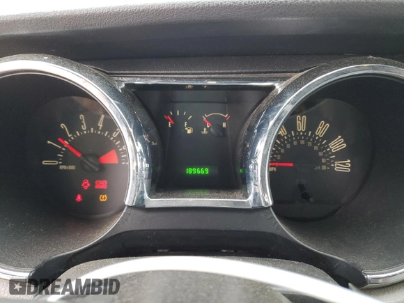 2009 Ford Mustang with VIN 1ZVHT84N995115322, listed as a Copart auction lot 41831315 with 189,669 mi miles and Salvage title. Bid and sale history available at DreamBid. Image 9.