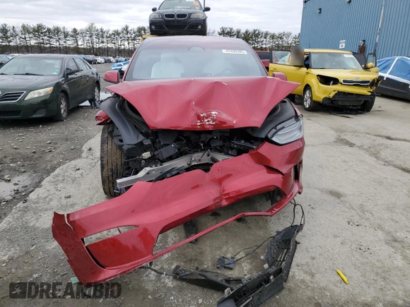 2023 Tesla Model X with VIN 7SAXCAE51PF390573, listed as a Copart auction lot 47499385 with Not Provided miles and Salvage Title. Bid and sale history available at DreamBid. Image 5.