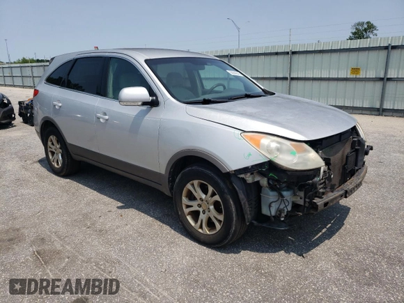 2007 Hyundai Veracruz GLS with VIN KM8NU13C77U014837, listed as a Copart auction lot 58944245 with 184,140 mi miles and Salvage title. Bid and sale history available at DreamBid. Image 4.