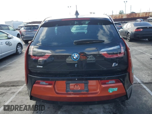 2014 BMW i3 with VIN WBY1Z4C54EV273282, listed as a Copart auction lot 43478455 with 89,884 mi miles and Salvage Title. Bid and sale history available at carsss.com. Image 6.
