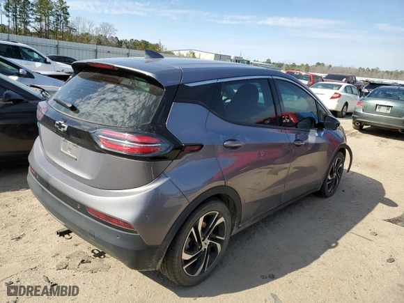 2023 Chevrolet Bolt EV 2LT with VIN 1G1FX6S03P4168555, listed as a Copart auction lot 46706185 with NaN miles and Salvage Title. Bid and sale history available at carsss.com. Image 3.