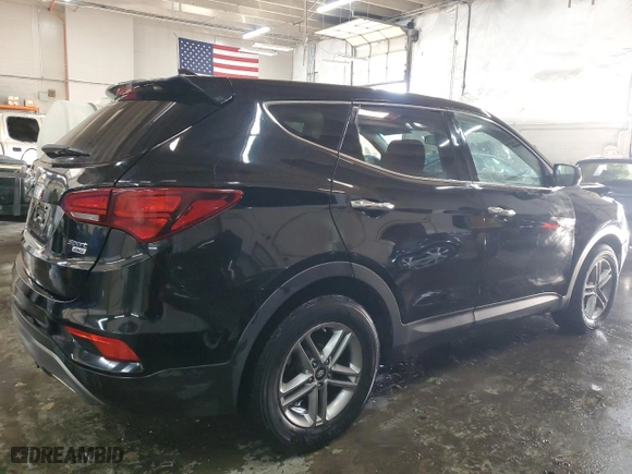 2017 Hyundai Santa Fe Sport 2.4L with VIN 5NMZTDLB5HH044803, listed as a Copart auction lot 87744205 with 109,305 mi miles and Salvage Title. Bid and sale history available at carsss.com. Image 3.
