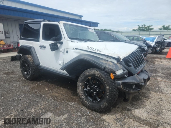 2022 Jeep Wrangler Sport with VIN 1C4GJXAN8NW174725, listed as a Copart auction lot 62150515 with 40,026 mi miles and Non repairable. Bid and sale history available at DreamBid. Image 4.