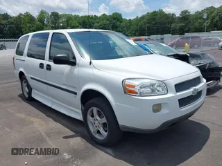 2008 Chevrolet Uplander LS Fleet z VIN 1GBDV13W98D115455, wystawiony jako IAAI lot #42470855 z przebiegiem 281 790 mil mil oraz . Historia ofert i sprzedaży dostępna na DreamBid. Obrazek 1.