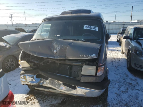 1995 Dodge Ram Van with VIN 2B6HB21Y8SK511698, listed as a Copart auction lot 88028615 with NaN miles and Salvage Title. Bid and sale history available at carsss.com. Image 5.