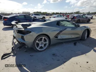 2024 Chevrolet Corvette 2LT with VIN 1G1YB3D4XR5122899, listed as a Copart auction lot 84160514 with 492 mi miles and Salvage Title. Bid and sale history available at carsss.com. Image 3.