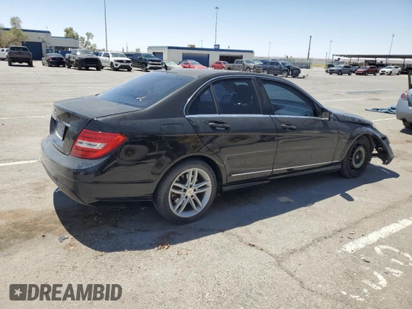 2014 Mercedes-Benz C 250 Sport with VIN WDDGF4HB7EA963401, listed as a Copart auction lot 54152815 with 155,264 mi miles and Salvage title. Bid and sale history available at DreamBid. Image 3.