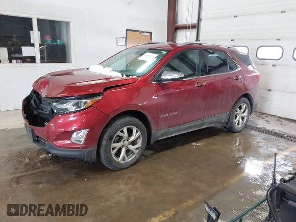 2019 Chevrolet Equinox Premier with VIN 2GNAXXEV0K6110156, listed as a IAAI auction lot 41639256 with 99,531 mi miles and . Bid and sale history available at DreamBid. Image 17.