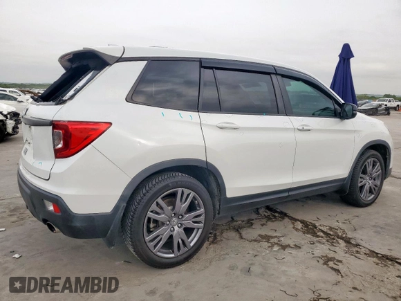 2020 Honda Passport EX-L with VIN 5FNYF7H57LB002957, listed as a Copart auction lot 51022825 with 74,868 mi miles and Salvage Title. Bid and sale history available at DreamBid. Image 3.