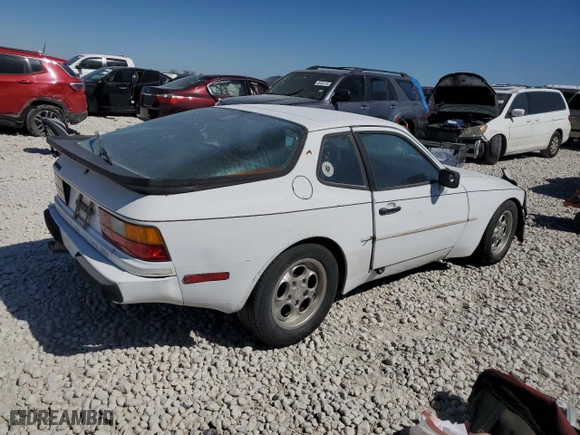 1986 Porsche 944 with VIN WP0AA0948GN457787, listed as a Copart auction lot 48616225 with 907,451 mi miles and Clean Title. Bid and sale history available at carsss.com. Image 3.