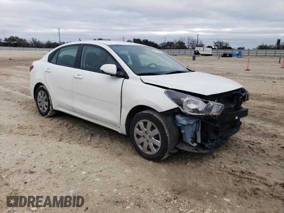 2022 Kia Rio LX with VIN 3KPA24AD7NE463632, listed as a Copart auction lot 45103355 with 70,898 mi miles and Salvage Title. Bid and sale history available at carsss.com. Image 4.