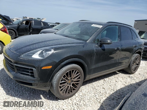 2023 Porsche Cayenne с VIN WP1AA2AY5PDA11157, выставлен на аукционе Copart как лот 49163395 с пробегом 11 085 миль миль и Списание • Salvage title. История ставок и продаж доступна на DreamBid. Изображение 1.