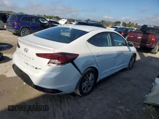 2020 Hyundai Elantra SEL with VIN 5NPD84LF7LH553639, listed as a Copart auction lot 83969944 with 95,233 mi miles and Non Repairable. Bid and sale history available at carsss.com. Image 3.