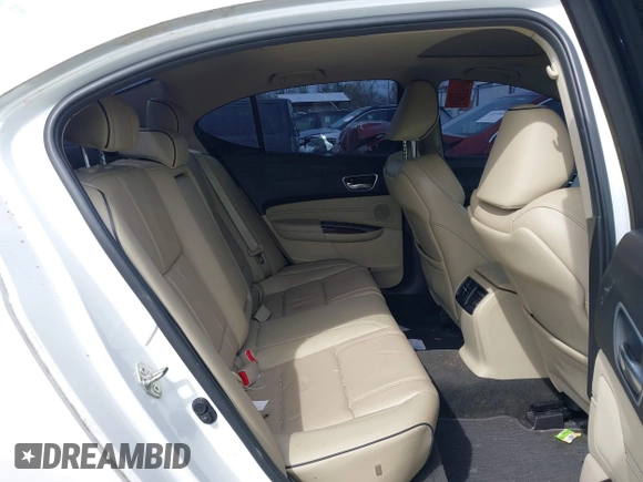 2018 Acura TLX w/Technology Pkg with VIN 19UUB2F58JA004966, listed as a IAAI auction lot 42035498 with 54,124 mi miles. Bid and sale history available at carsss.com. Image 8.