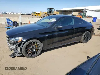 2017 Mercedes-Benz C 43 AMG with VIN WDDWJ6EB4HF539479, listed as a Copart auction lot 52862275 with 80,406 mi miles and Clean Title. Bid and sale history available at carsss.com. Image 1.