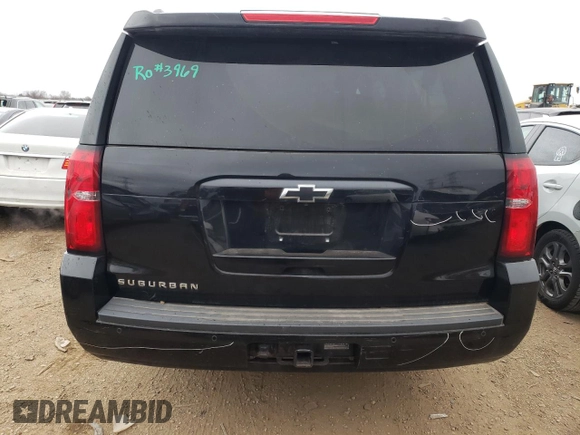 2016 Chevrolet Suburban LS with VIN 1GNSKGKC9GR330798, listed as a Copart auction lot 44231174 with 0 mi miles and Salvage Title. Bid and sale history available at carsss.com. Image 6.