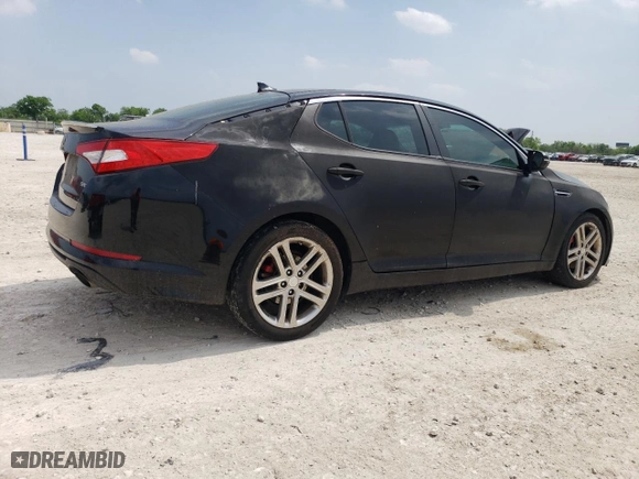 2013 Kia Optima SX with VIN 5XXGR4A63DG174647, listed as a Copart auction lot 51687705 with 0 mi miles and Clean Title. Bid and sale history available at carsss.com. Image 3.