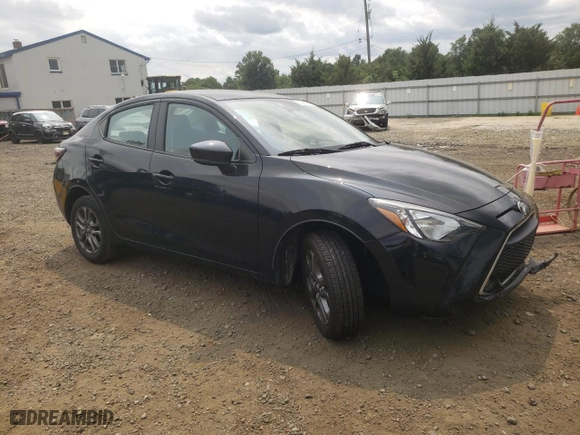 2019 Toyota Yaris Sedan L with VIN 3MYDLBYV9KY525430, listed as a Copart auction lot 62584643 with 49,753 mi miles. Bid and sale history available at carsss.com. Image 4.