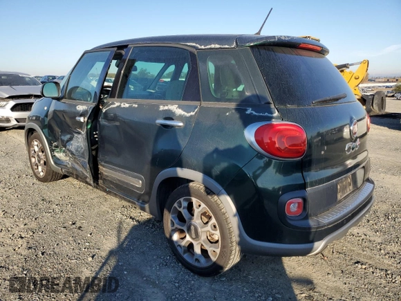 2014 FIAT 500L Trekking with VIN ZFBCFADH4EZ003989, listed as a Copart auction lot 83334354 with 90,261 mi miles and Salvage Title. Bid and sale history available at carsss.com. Image 2.