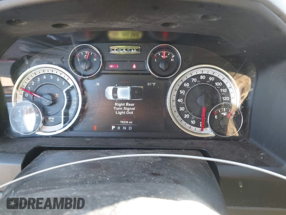 2019 Ram 1500 Classic Lone Star with VIN 1C6RR6LT2KS516252, listed as a IAAI auction lot 41134152 with 79,239 mi miles. Bid and sale history available at carsss.com. Image 7.