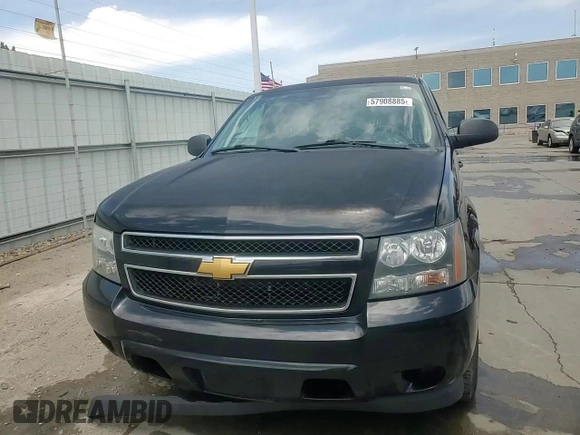 2013 Chevrolet Tahoe Commercial with VIN 1GNSK2E02DR342419, listed as a Copart auction lot 57908885 with 76,486 mi miles and Salvage title. Bid and sale history available at DreamBid. Image 14.