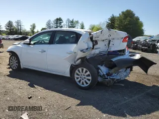 2017 Nissan Sentra SV with VIN 3N1AB7AP8HY409449, listed as a Copart auction lot 54801505 with 88,054 mi miles and Salvage title. Bid and sale history available at DreamBid. Image 2.