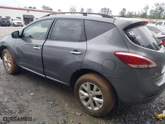 2014 Nissan Murano SL with VIN JN8AZ1MU7EW420084, listed as a IAAI auction lot 42101828 with 124,699 mi miles. Bid and sale history available at carsss.com. Image 3.