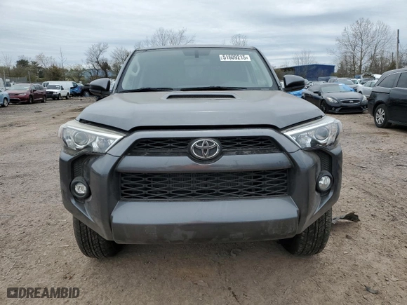 2019 Toyota 4Runner SR5 with VIN JTEBU5JR2K5661506, listed as a Copart auction lot 51609215 with 65,133 mi miles and Salvage Title. Bid and sale history available at carsss.com. Image 5.