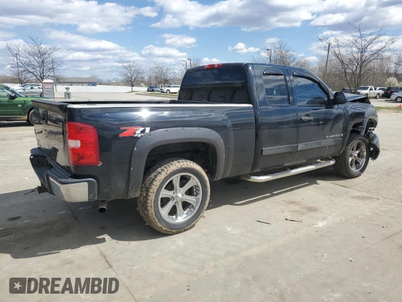 2007 Chevrolet Silverado 1500 1LT with VIN 1GCEK19097Z586132, listed as a Copart auction lot 50406825 with 177,331 mi miles and Salvage Title. Bid and sale history available at DreamBid. Image 3.