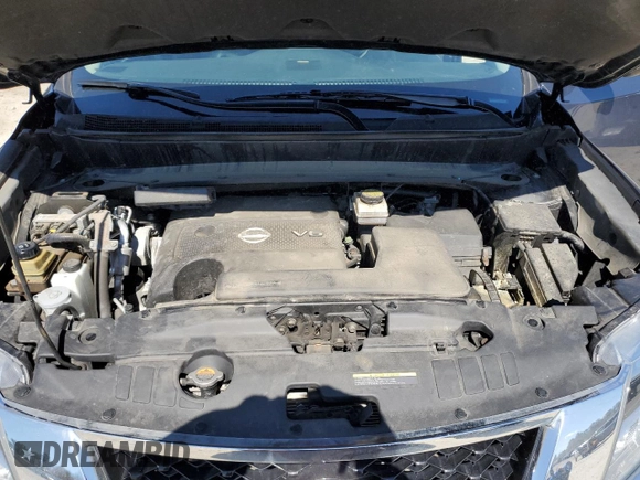 2016 Nissan Pathfinder Platinum with VIN 5N1AR2MM8GC632977, listed as a Copart auction lot 52808275 with 111,490 mi miles and Salvage Title. Bid and sale history available at carsss.com. Image 12.