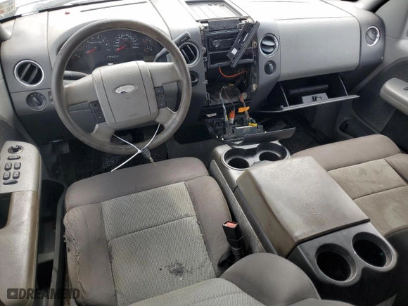 2005 Ford F-150 XLT with VIN 1FTPW12595FA96968, listed as a Copart auction lot 51108835 with 0 mi miles and Salvage Title. Bid and sale history available at carsss.com. Image 8.