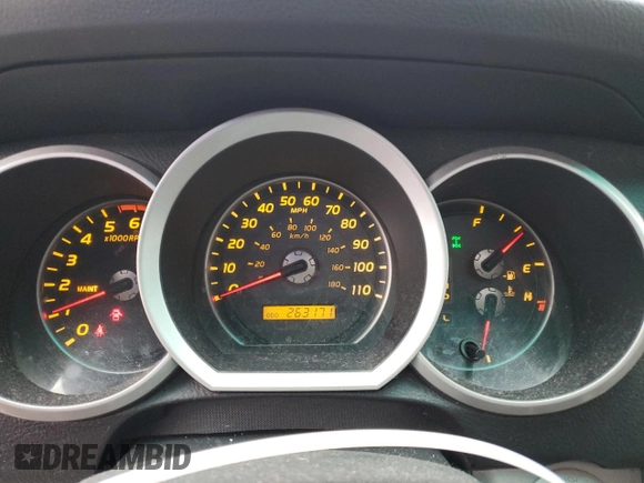 2006 Toyota 4Runner Limited with VIN JTEBU17R860093569, listed as a Copart auction lot 45390305 with 263,171 mi miles and Salvage Title. Bid and sale history available at carsss.com. Image 9.