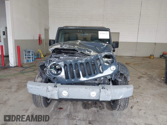 2017 Jeep Wrangler Unlimited Sport with VIN 1C4BJWDG3HL503676, listed as a IAAI auction lot 41953232 with 94,819 mi miles. Bid and sale history available at carsss.com. Image 13.