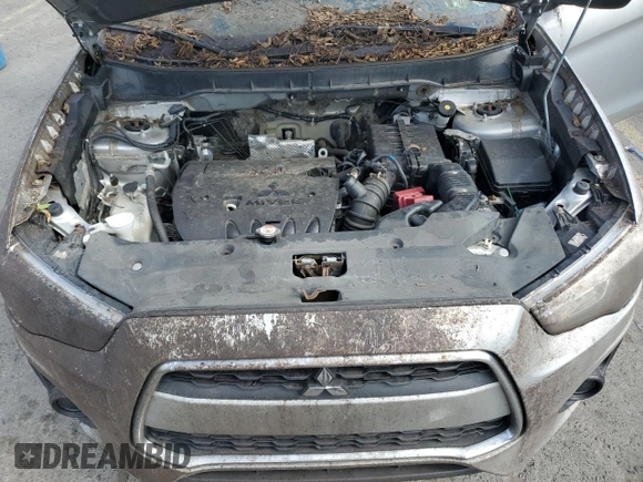 2014 Mitsubishi Outlander Sport ES with VIN 4A4AR3AU4EE009123, listed as a Copart auction lot 76340684 with 132,896 mi miles and Clean Title. Bid and sale history available at carsss.com. Image 12.