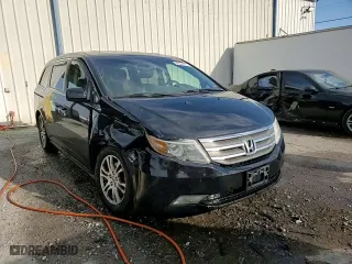 2012 Honda Odyssey EX-L with VIN 5FNRL5H67CB075837, listed as a Copart auction lot 46644975 with 166,595 mi miles and Salvage Title. Bid and sale history available at carsss.com. Image 14.