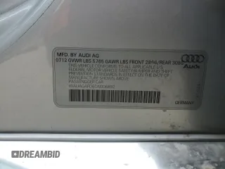 2013 Audi A8 3.0L z VIN WAUAGAFD6DN006892, wystawiony jako Copart lot #87917725 z przebiegiem 149 501 mil mil oraz Szkoda całkowita • Salvage title. Historia ofert i sprzedaży dostępna na DreamBid. Obrazek 13.