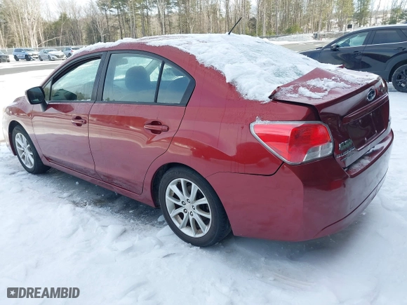 2012 Subaru Impreza Sedan 2.0i Premium with VIN JF1GJAC66CH004261, listed as a IAAI auction lot 41633853 with 170,214 mi miles. Bid and sale history available at carsss.com. Image 3.