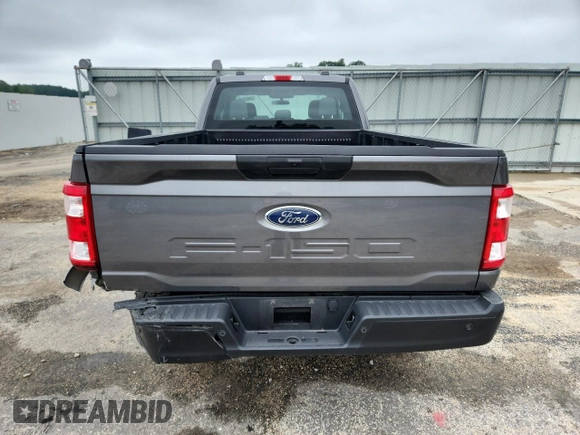2021 Ford F-150 XL with VIN 1FTFX1E5XMKE06023, listed as a Copart auction lot 62383545 with 96,481 mi miles and Clean title. Bid and sale history available at DreamBid. Image 6.