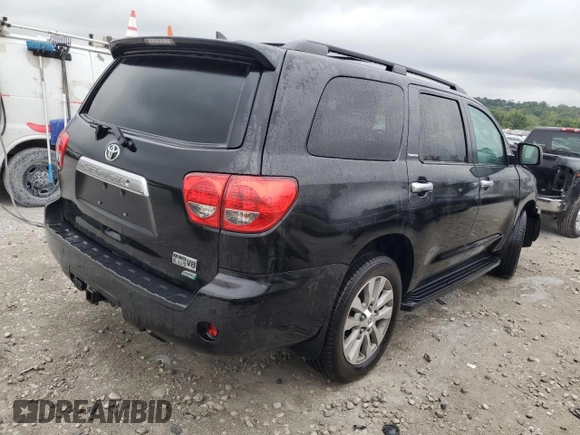 2014 Toyota Sequoia Limited with VIN 5TDJW5G17ES104147, listed as a Copart auction lot 66033014 with 119,534 mi miles and Salvage Title. Bid and sale history available at carsss.com. Image 3.